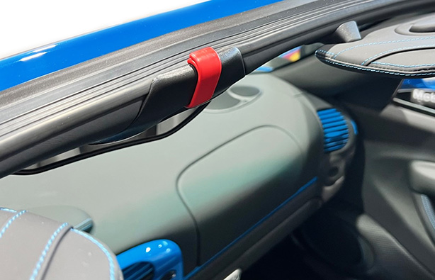 Boxster Red Clip (Alarm System) : Suncoast Porsche Parts & Accessories